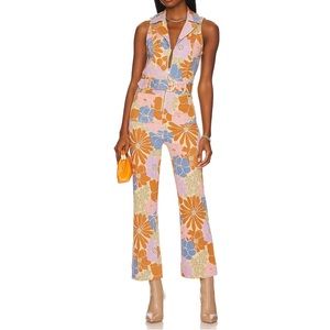 Show Me Your Mumu Jacksonville Cropped Jumpsuit in Multi Floral